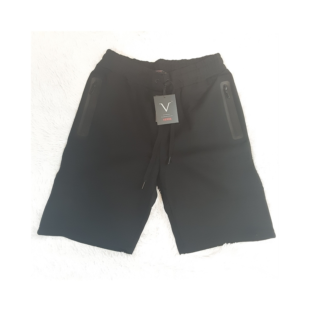 Verde Men's Cotton Blend Tech Fleece Shorts